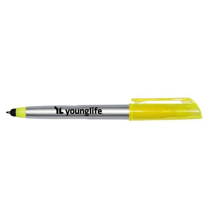 Custom Highlighter Pen with Stylus