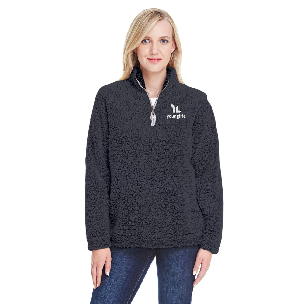 J America Women's Epic Sherpa 1/4 Zip1
