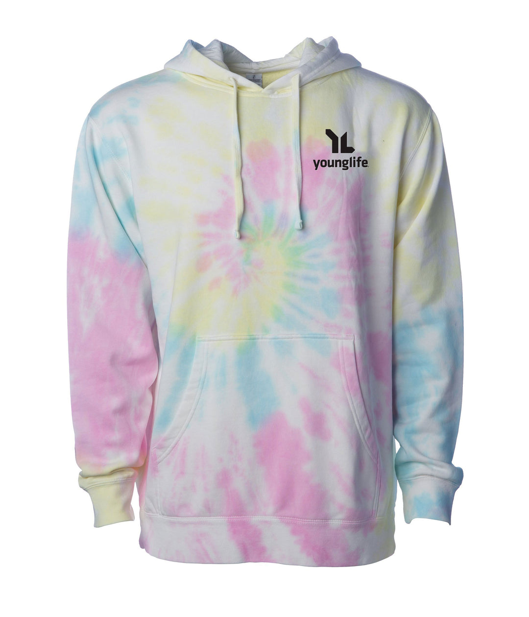 Independent Trading Co. Unisex Midweight Tie Dye Hooded Pullover