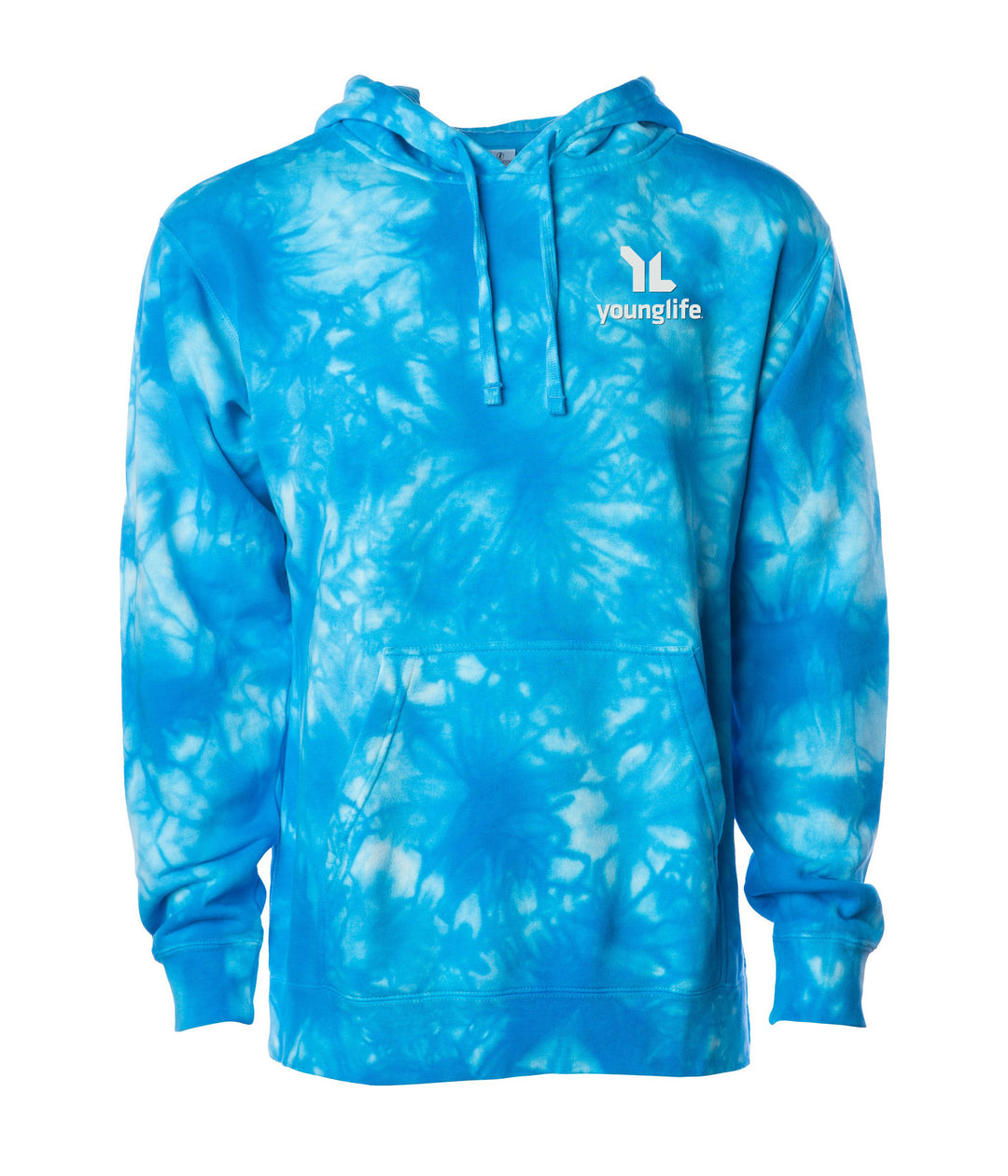 Independent Trading Co. Unisex Midweight Tie Dye Hooded Pullover