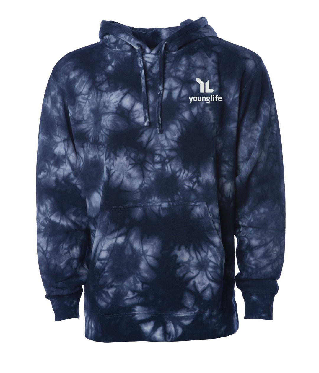 Independent Trading Co. Unisex Midweight Tie Dye Hooded Pullover