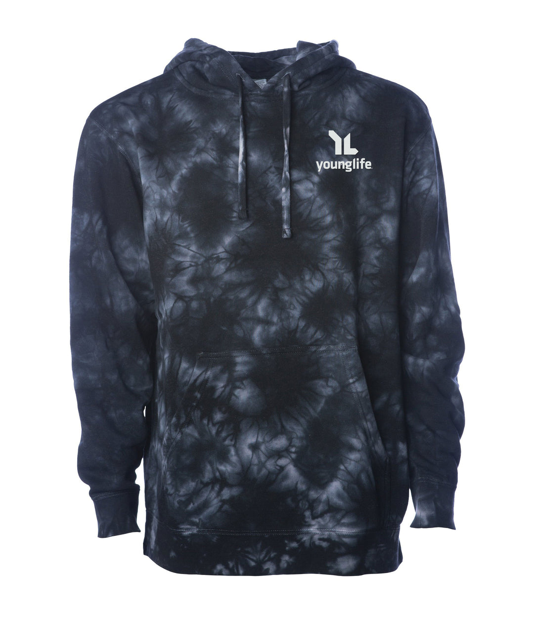 Independent Trading Co. Unisex Midweight Tie Dye Hooded Pullover