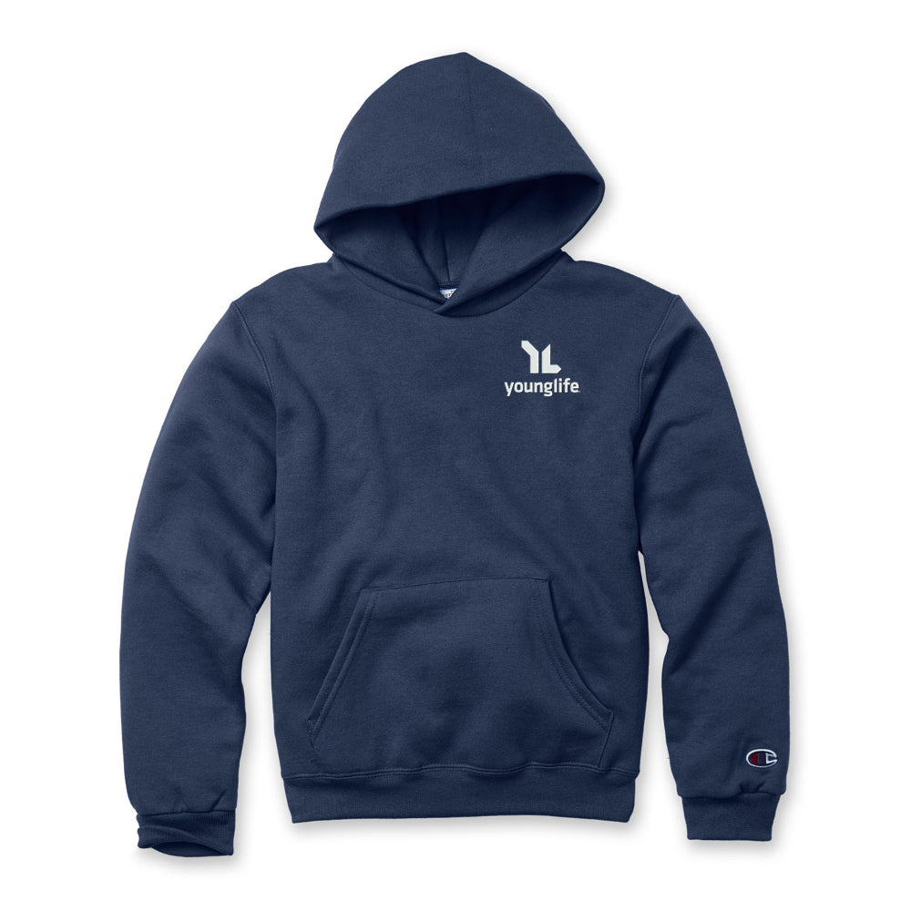 Champion Youth Powerblend Hooded Sweatshirt