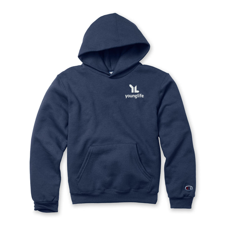 Champion Youth Powerblend Hooded Sweatshirt