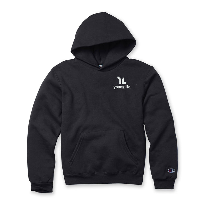 Champion Youth Powerblend Hooded Sweatshirt