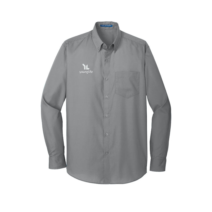 Port Authority Long Sleeve Carefree Poplin Shirt