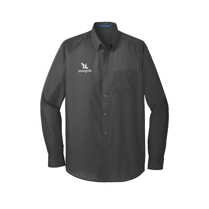 Port Authority Long Sleeve Carefree Poplin Shirt