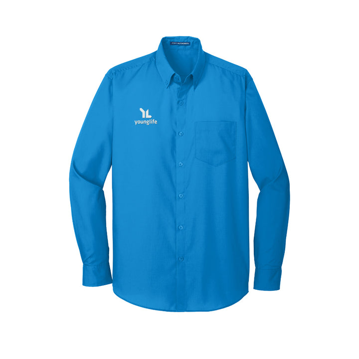 Port Authority Long Sleeve Carefree Poplin Shirt