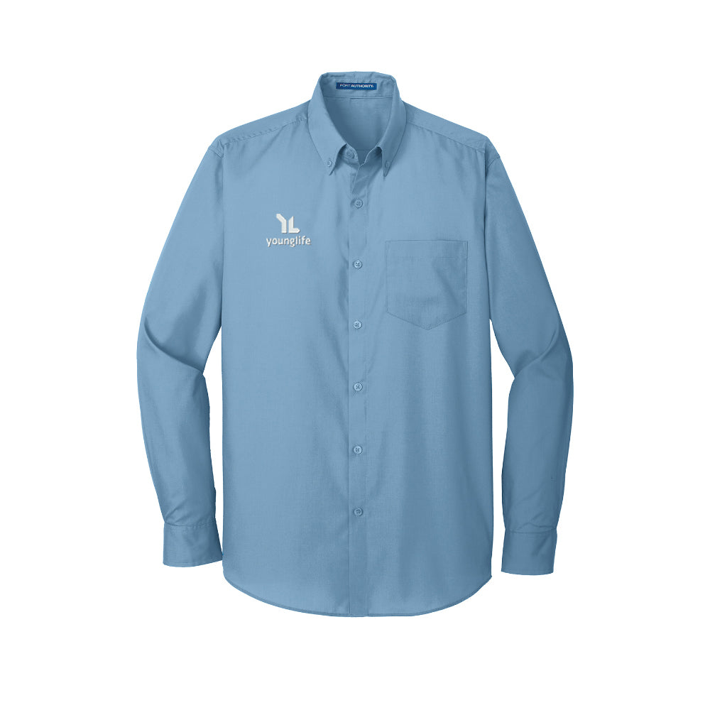 Port Authority Long Sleeve Carefree Poplin Shirt