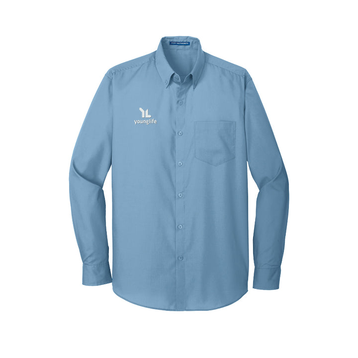 Port Authority Long Sleeve Carefree Poplin Shirt