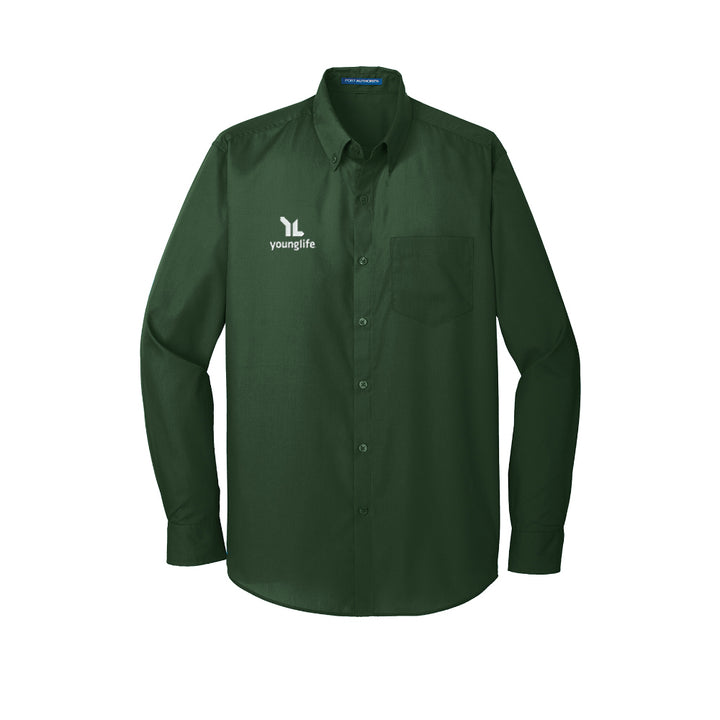 Port Authority Long Sleeve Carefree Poplin Shirt