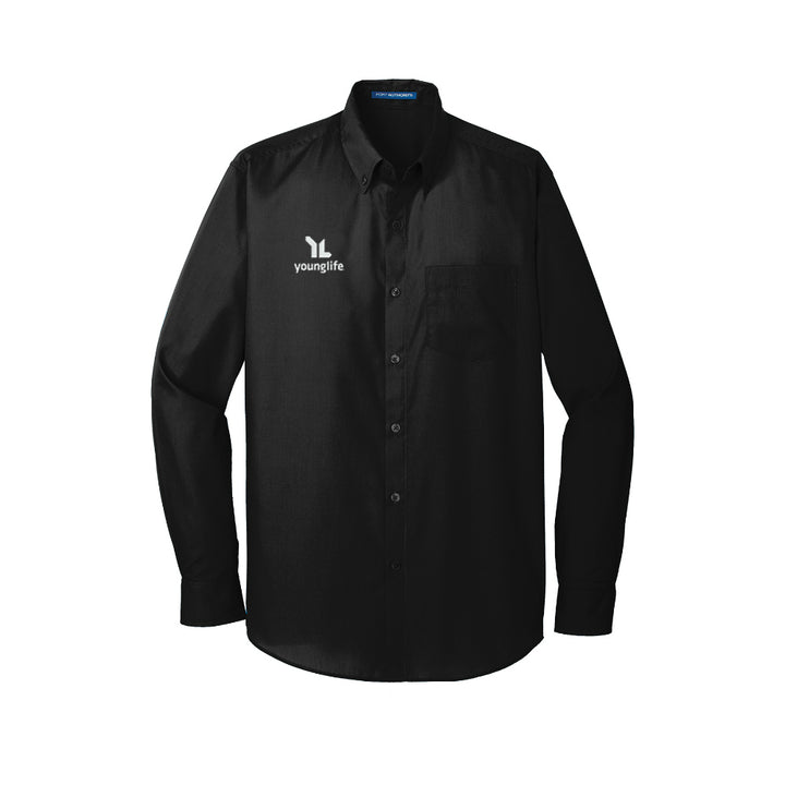 Port Authority Long Sleeve Carefree Poplin Shirt