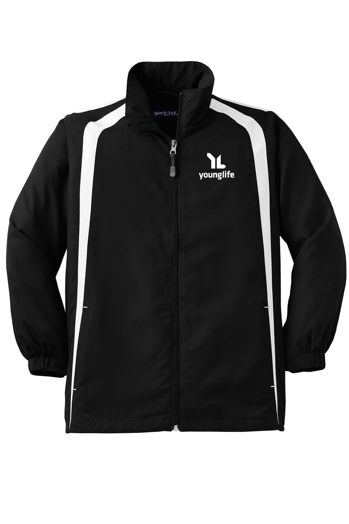 Sport-Tek Youth Colorblock Raglan Jacket