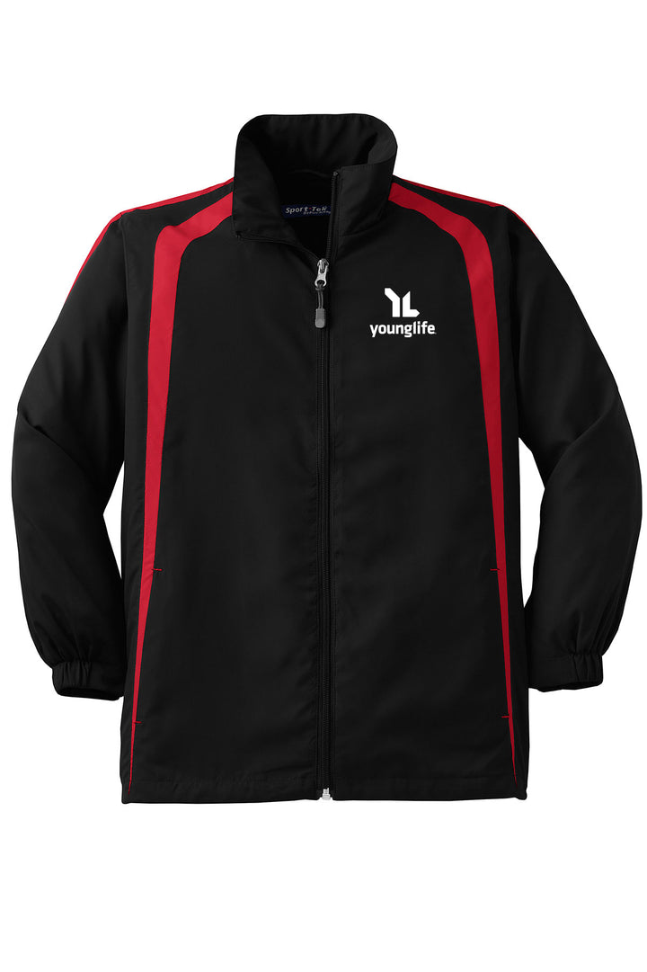 Sport-Tek Youth Colorblock Raglan Jacket