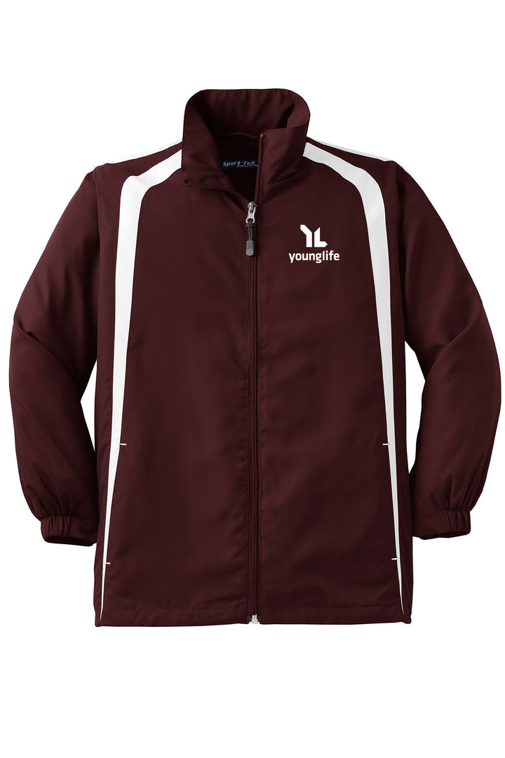 Sport-Tek Youth Colorblock Raglan Jacket