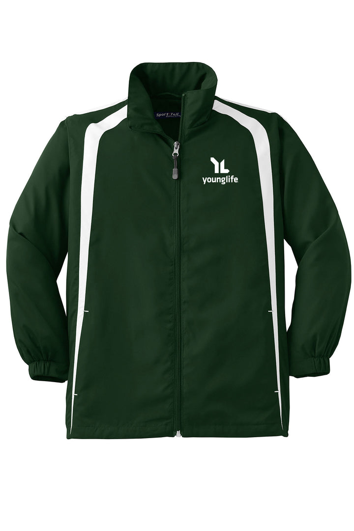 Sport-Tek Youth Colorblock Raglan Jacket