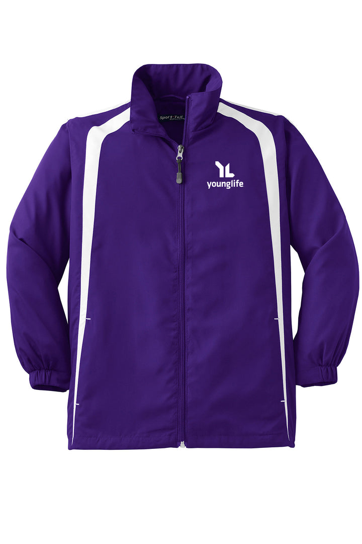Sport-Tek Youth Colorblock Raglan Jacket