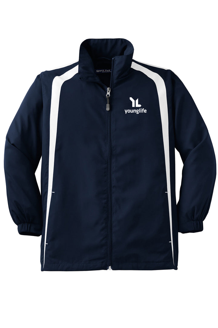 Sport-Tek Youth Colorblock Raglan Jacket