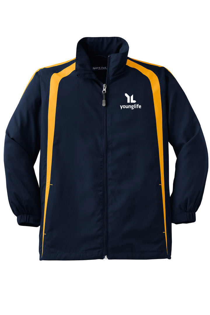 Sport-Tek Youth Colorblock Raglan Jacket