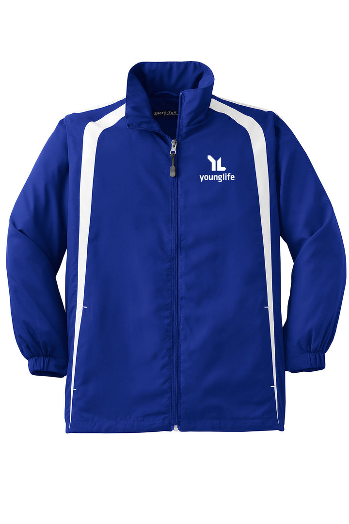 Sport-Tek Youth Colorblock Raglan Jacket