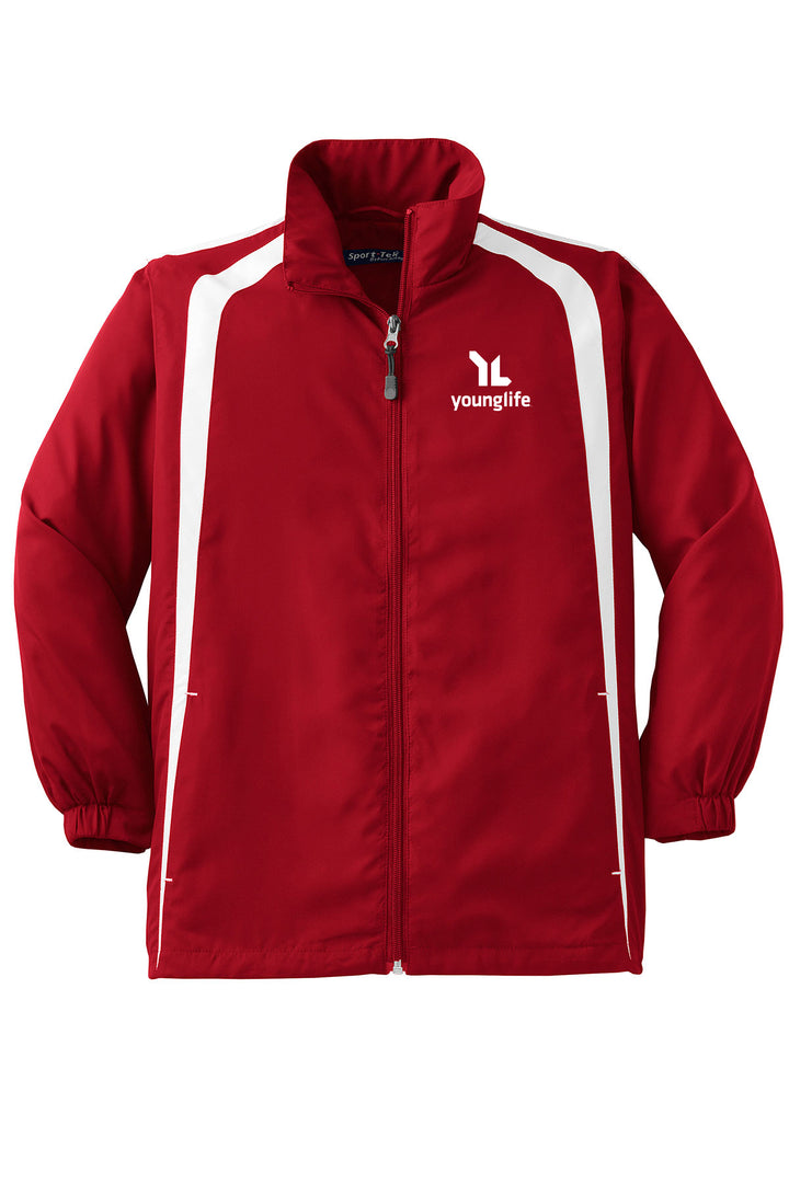 Sport-Tek Youth Colorblock Raglan Jacket